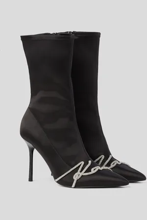 Karl Lagerfeld Sarabande Signia Stretch Boots, Woman, , Size: 4
