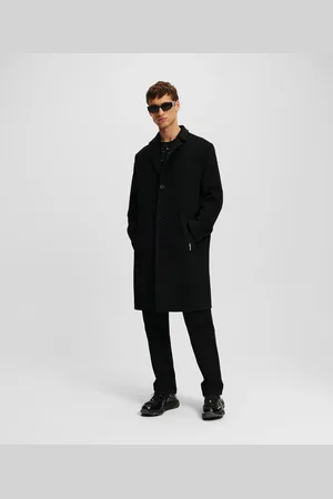 Karl Lagerfeld Classic Wool Coat, Man, , Size: XS