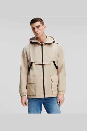 Karl Lagerfeld Parka With Detachable Hood, Man, , Size: XS