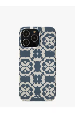 Kate Spade Women Phones Cases - Spade Flower Monogram Iphone 14 Pro Case