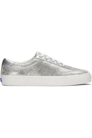 Keds Jump Kick T-Toe Distressed Metallic Lace Up