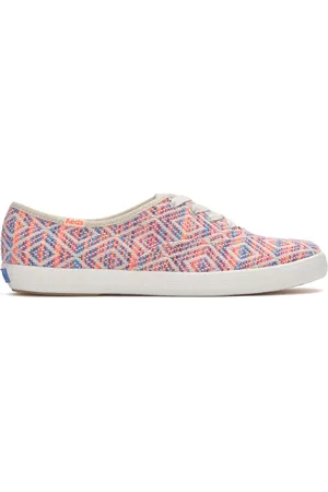 Keds Champion Diamond Woven Neon Lace Up