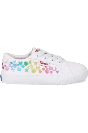 Keds Little Kids Jump Kick Studded Foil Lace Up