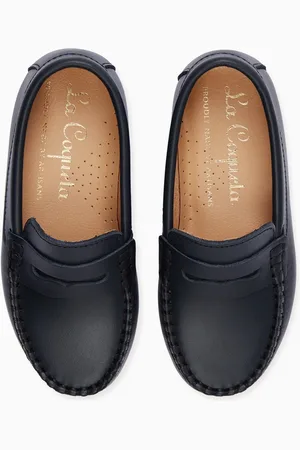 La Coqueta Leather Boy Loafer Shoes - EU UK 8.5 / US 9.5 / EU 26