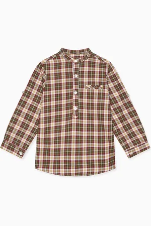 La Coqueta Mateo Long Sleeve Boy Shirt - 2Y