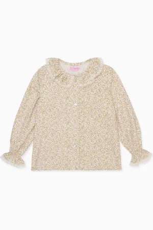 La Coqueta Gianna Long Sleeve Baby Girl Shirt - 3M