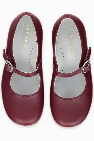 La Coqueta Leather Girl Mary Jane Shoes - 1.5 UK / 2.5 US / EU 34