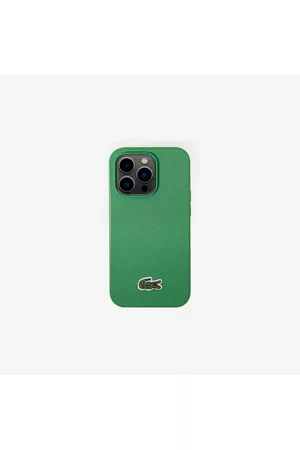 Lacoste Men Phones Cases - Petit Piqué Effect iPhone 14 Pro Case - One size