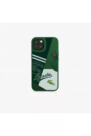 Lacoste Patchwork Print iPhone 14 Plus Case - One size