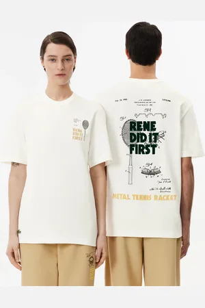 Lacoste Unisex Piqué Graphic T-Shirt - XXS