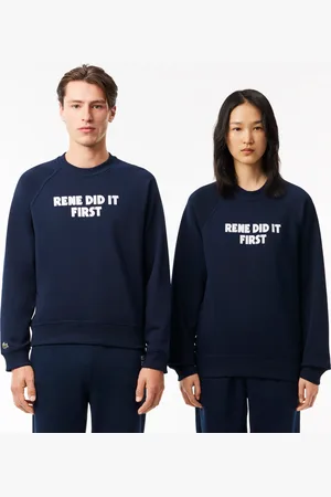 Lacoste Unisex Relaxed Fit Crew Neck Sweatshirt - XL