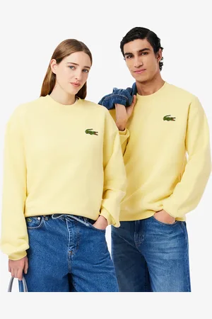 Lacoste Unisex Loose Fit Badge Accent Fleece Sweatshirt - XXS