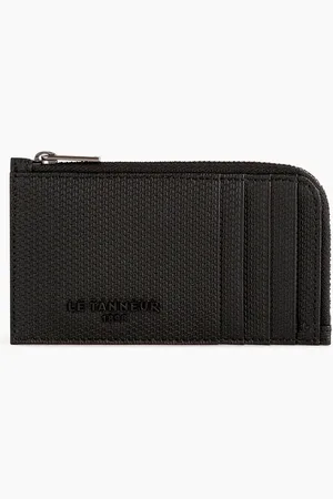 Le Tanneur Emile L-zip card holder in signature T leather