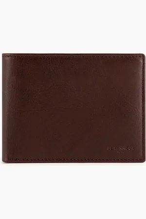 Le Tanneur Horizontal flap wallet with 2 sections in oiled leather