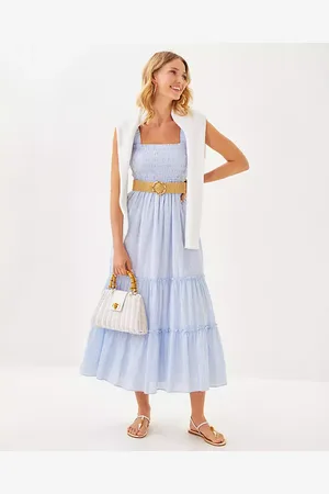 Lilly Pulitzer Hadly Smocked Maxi Dress