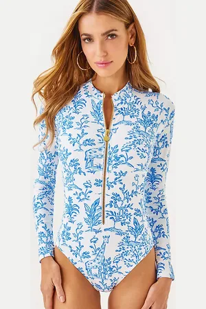 Lilly Pulitzer UPF 50+ Randee Rashguard One-Piece Swimsuit