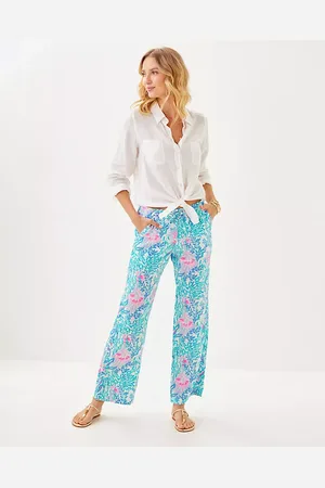 Lilly Pulitzer 31" Brawley Linen Pant