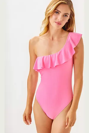 Lilly Pulitzer Caelum Ruffle One-Piece Swimsuit