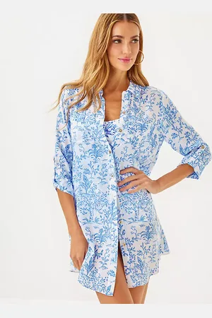 Lilly Pulitzer Natalie Shirtdress Cover-Up