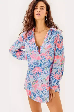 Lilly Pulitzer Kique Long Sleeve Cover-Up