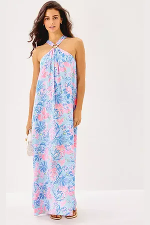 Lilly Pulitzer Clairabel Silk Maxi Dress