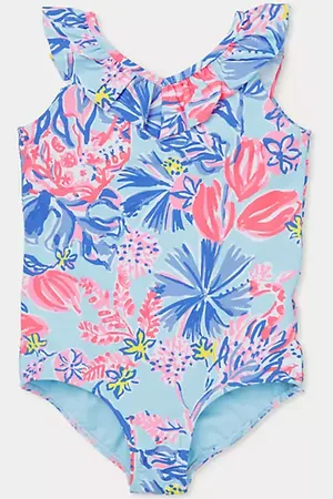 Lilly Pulitzer UPF 50+ Girls Janah One-Piece Swimsuit