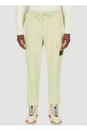 Stone Island Cargo Track Pants in Green