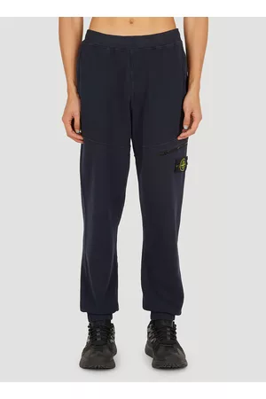 Stone Island Compass Patch Track Pants in Navy
