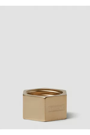 Vetements Engraved Logo Thick Nut Ring