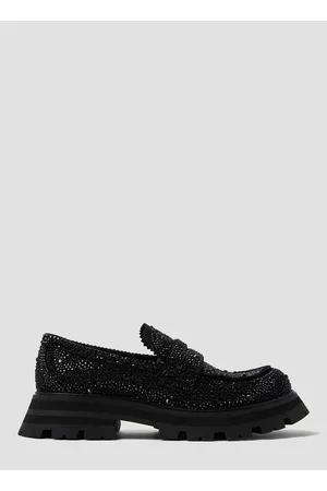 Alexander McQueen Embellished Platform Loafers