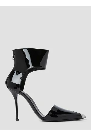 Alexander McQueen Toe Cap High Heels in Black