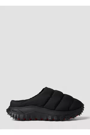 Moncler Puffer Mules in Black