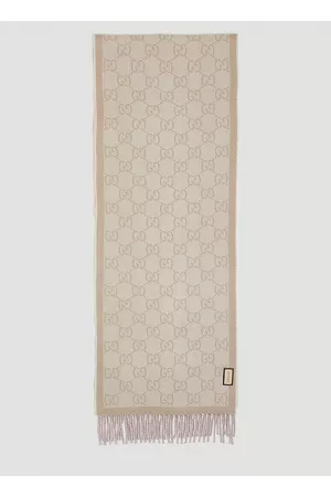 Gucci GG Jacquard Baby Scarf in Beige