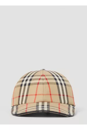 Burberry Men Hats - Check Baseball Cap - Man Hats L