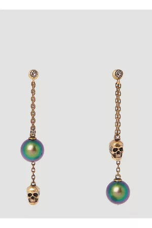 Alexander McQueen Women Earrings - Skull Chain Earrings - Woman Jewellery One Size