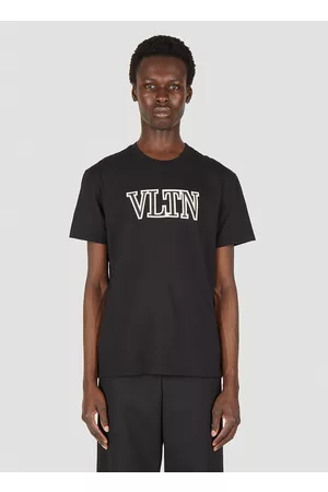 VALENTINO Men T-Shirts - Vltn Embroidered Cotton T-shirt - Man T-shirts M