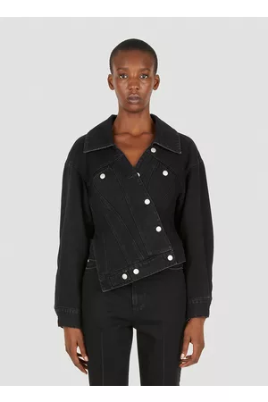 Alexander McQueen Women Denim Jackets - Hybrid Denim Jacket - Woman Jackets It - 38