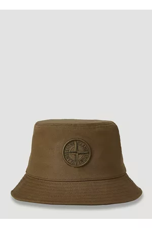 Stone Island Men Hats - Logo Patch Bucket Hat - Man Hats L