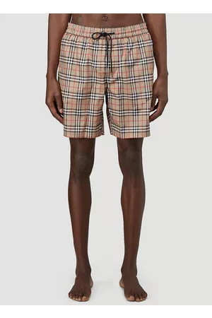Burberry Men Swim Shorts - Guildes Vintage-check Swim Shorts - Man Swimwear M