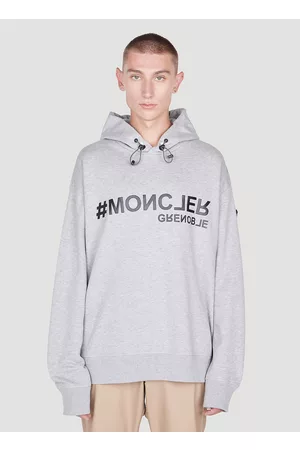 Moncler Men Sweatshirts - Logo Hooded Sweatshirt - Man Sweatshirts Xxl