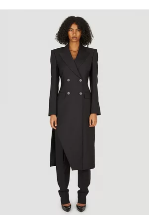 Alexander McQueen Women Coats - Slashed Tailored Coat - Woman Coats It - 42