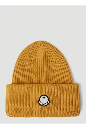 Moncler Men Beanies - Logo Patch Beanie Hat - Hats One Size