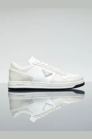 Prada Downtown Leather Sneakers - Man Sneakers Uk - 12