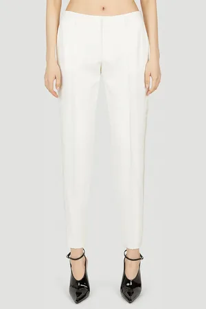 Saint Laurent Tapered Leg Pants - Woman Pants Fr - 36