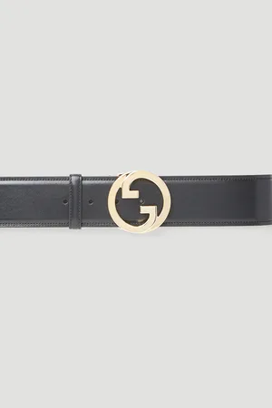 Buckle leather belt - Woman