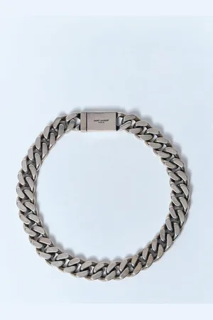 Saint Laurent Curb Chain Necklace - Man Jewellery M