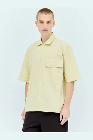 MARGARET HOWELL Short-sleeve Flap-pocket Shirt - Man Shirts M
