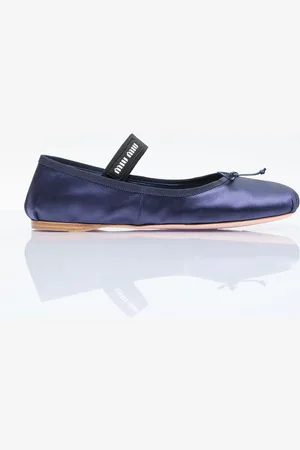 Miu Miu Satin Ballerina Flats - Woman Flats Eu - 39