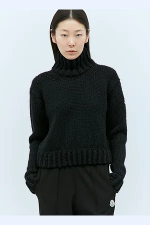 Moncler T-neck Sweater - Woman Knitwear S