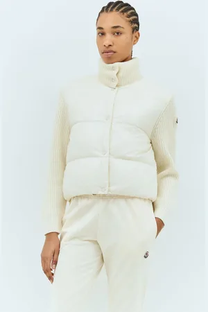 Moncler Zip-up Padded Cardigan - Woman Knitwear M